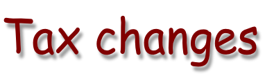 Tax changes