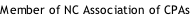 Member of NC Association of CPAs
